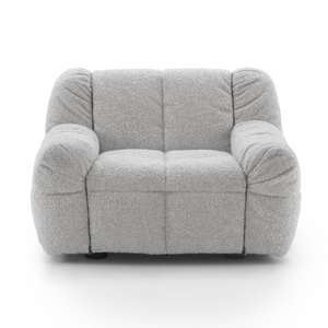 Chanelled Fabric Lounge Armchair | Arflex Strips 77 | italianfurniture.com