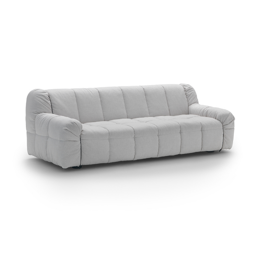 Chanelled Fabric Sofa | Arflex Strips 77 | Italianfurniture.com