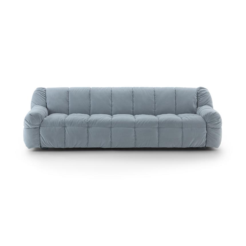 Chanelled Fabric Sofa | Arflex Strips 77 | Italianfurniture.com