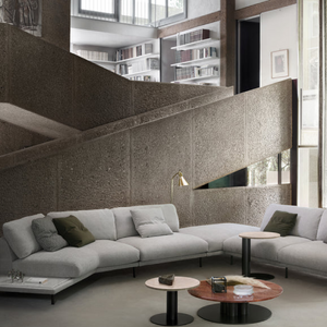 Trapezoid Isle Modular Sofa | Arflex Bel Air | Italianfurniture.com