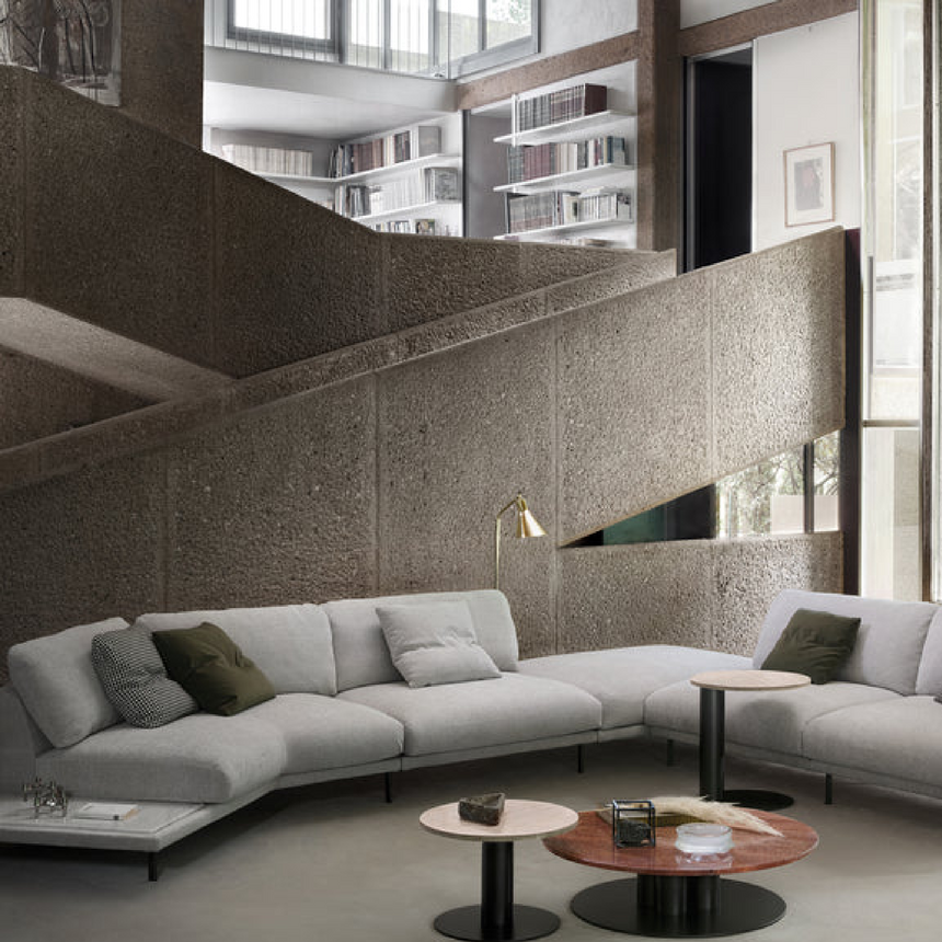 Trapezoid Modular Sofa | Arflex Bel Air | Italianfurniture.com