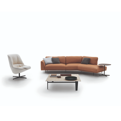 Single Armrest Trapezoid Modular Sofa | Arflex | Italianfurniture.com