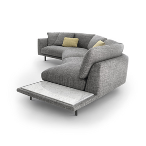 Armless Modular Table Sofa | Arflex Bel Air