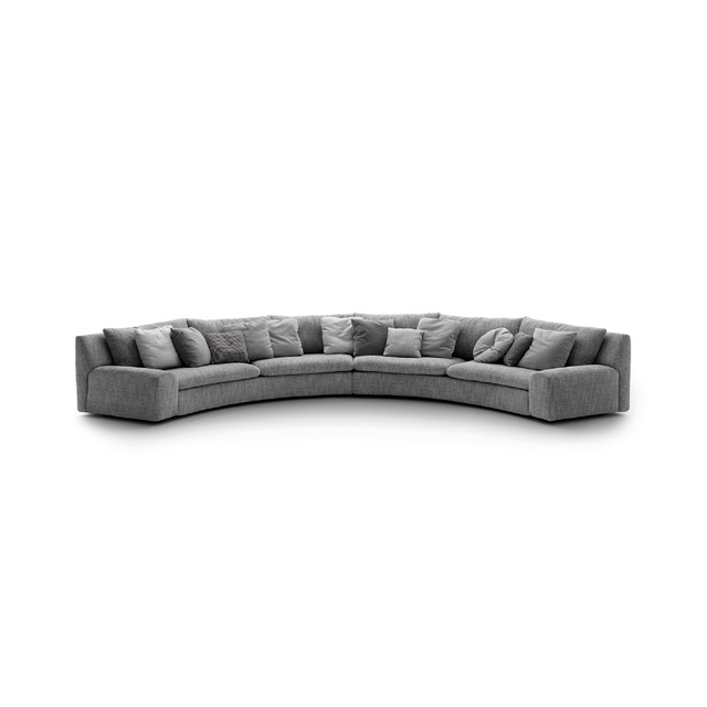 Curved Modular Armless Sofa | Arflex Ben Ben | Italianfurniture.com