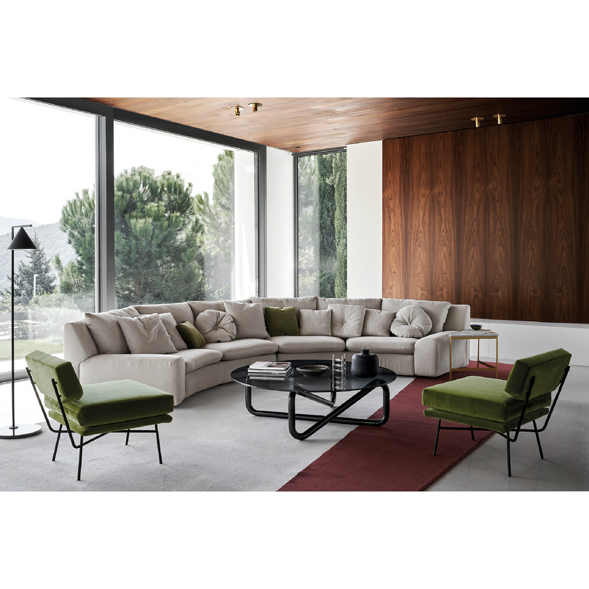 Curved Modular Armless Sofa | Arflex Ben Ben | Italianfurniture.com