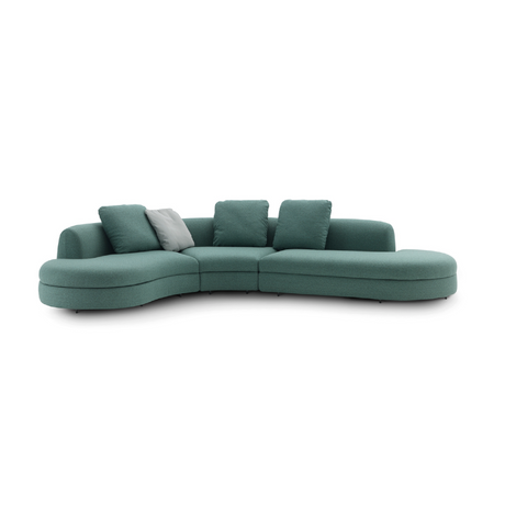 Armless Curved Modular Sofa | Arflex Edo | Italianfurniture.com