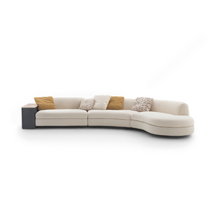 Single Armrest Curved Modular Sofa | Arflex Edo | Italianfurniture.com