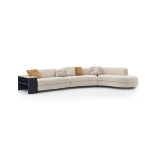 Single Armrest Curved Modular Sofa | Arflex Edo | Italianfurniture.com