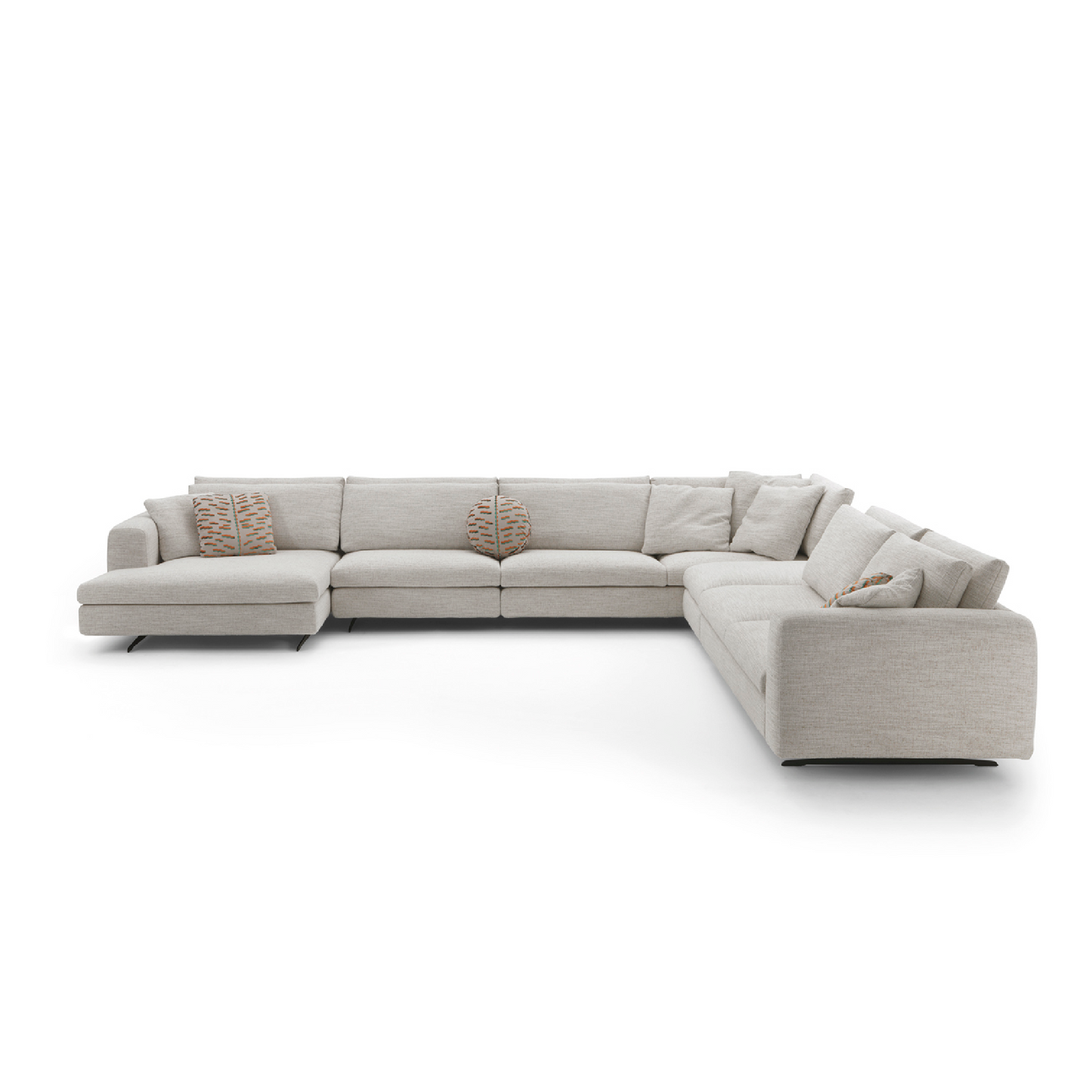 Upholstered Fabric Modular Sofa | Arflex Lee | Italianfurniture.com