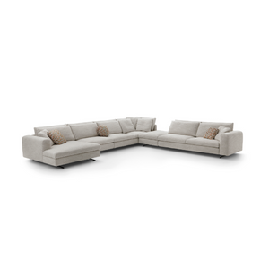 Modular Sofa with Ottoman | Arflex Leenus | Italianfurnture.com