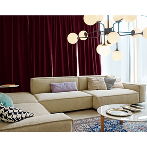 Assymetrical Piped Modular Sofa | Arflex | Italianfurniture.com