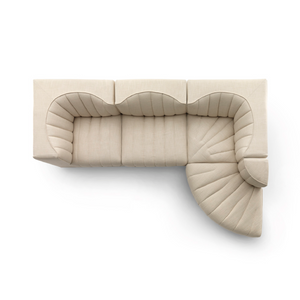 L-Shaped Modular Sofa | Arflex 9000 | Italianfurniture.com