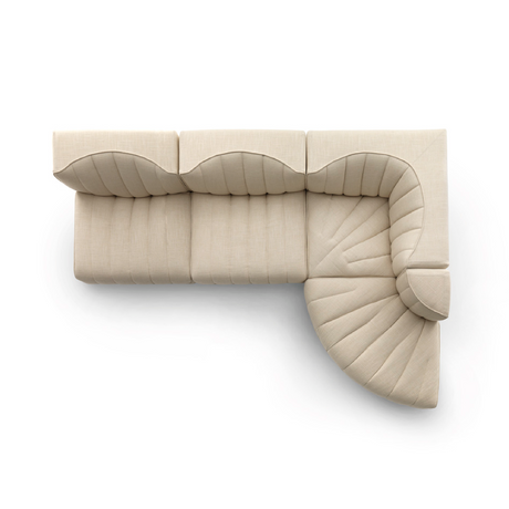 Channeled Modular Sofa | Arflex 9000 | Italianfurniture.com