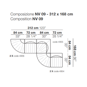 Organic-Shaped Modular Sofa | Arflex 9000