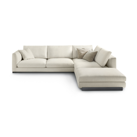 Angled Modular Sofa with Ottoman | Arflex | ItalianFurniture.com