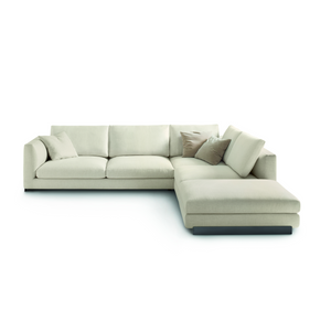 Angled Modular Sofa with Ottoman | Arflex Rendez-Vous