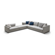 Angled Isle Unit Modular Sofa | Arflex Rendez-Vous | Italianfurniture.com