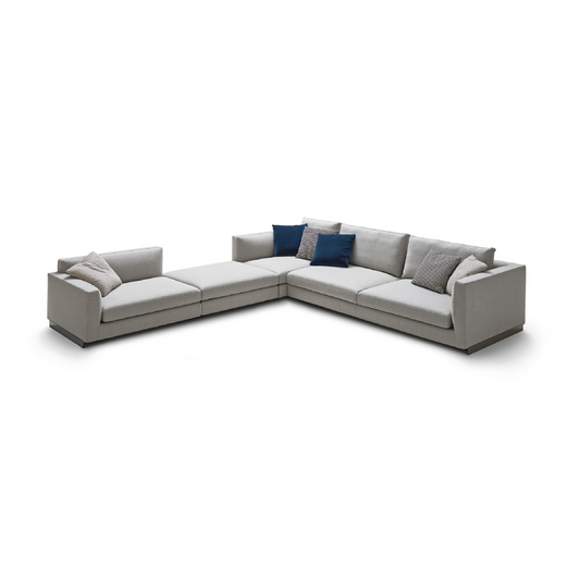 Angled Isle Unit Modular Sofa | Arflex Rendez-Vous | Italianfurniture.com