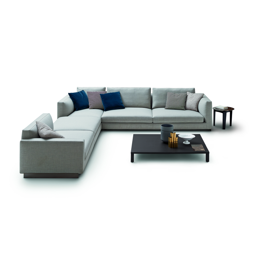 Angled Isle Unit Modular Sofa | Arflex Rendez-Vous | Italianfurniture.com