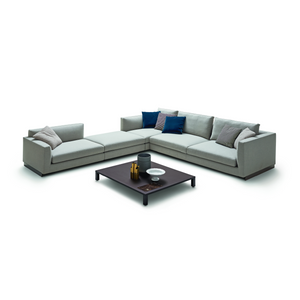 Angled Isle Unit Modular Sofa | Arflex Rendez-Vous | Italianfurniture.com