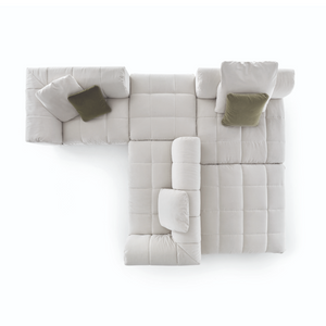 Square-Stitched Modular Sofa | Arflex Strips | Italianfurniture.com