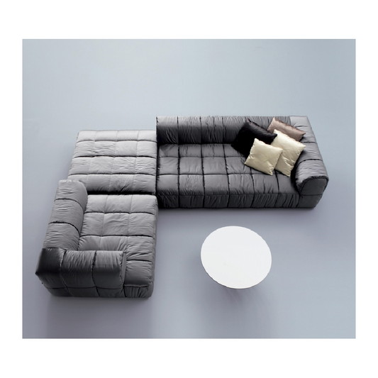 Modular L-Shaped Sofa with Ottoman | Arflex Strips