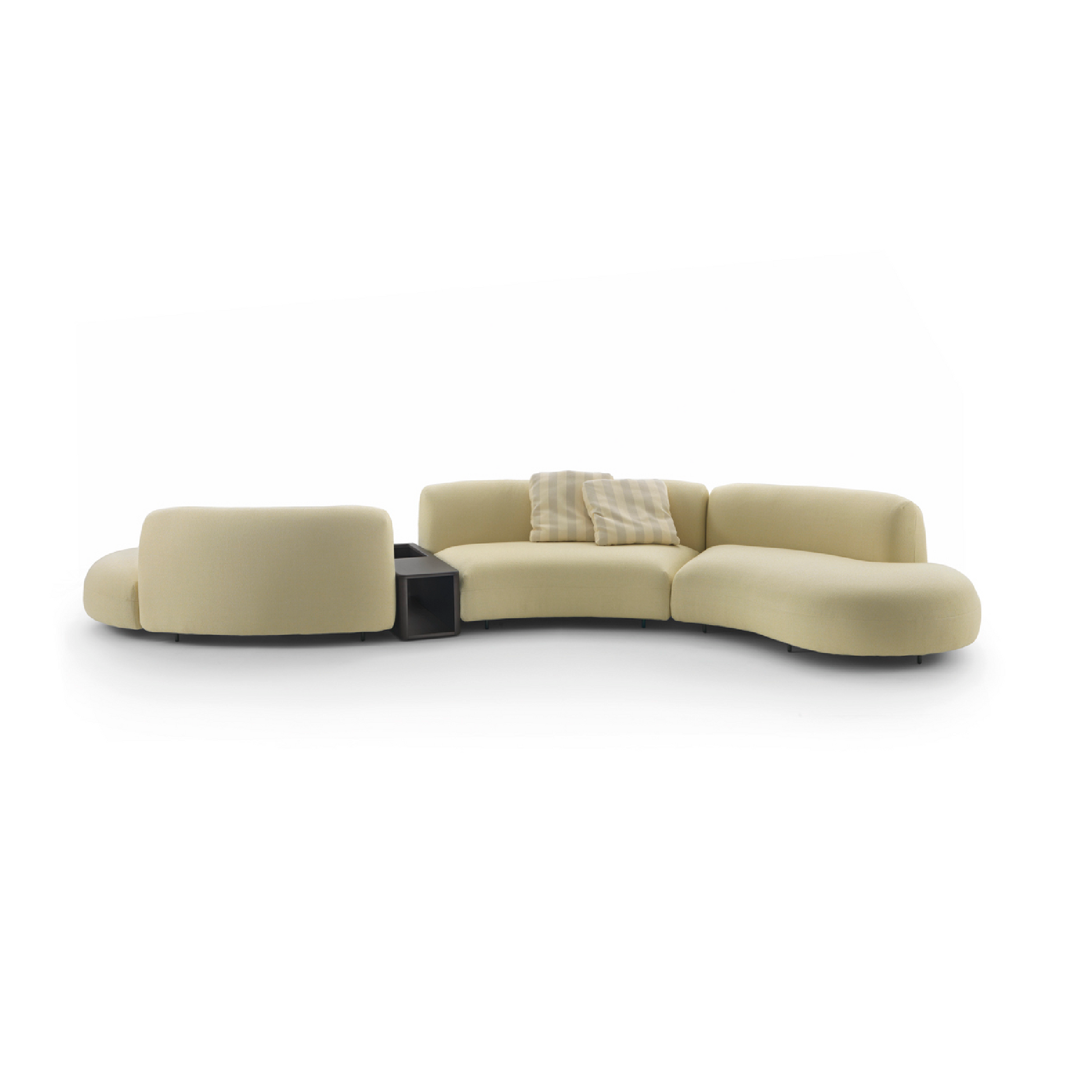 Serpentine Modular Sofa with Table | Arflex Tokio | Italianfurniture.com