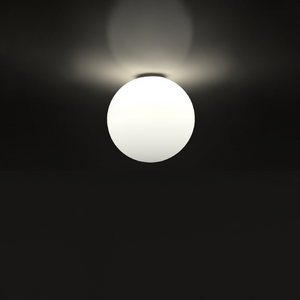 Glass Globe Wall/Ceiling Lamp | Artemide Dioscuri | ItalianFurniture.com