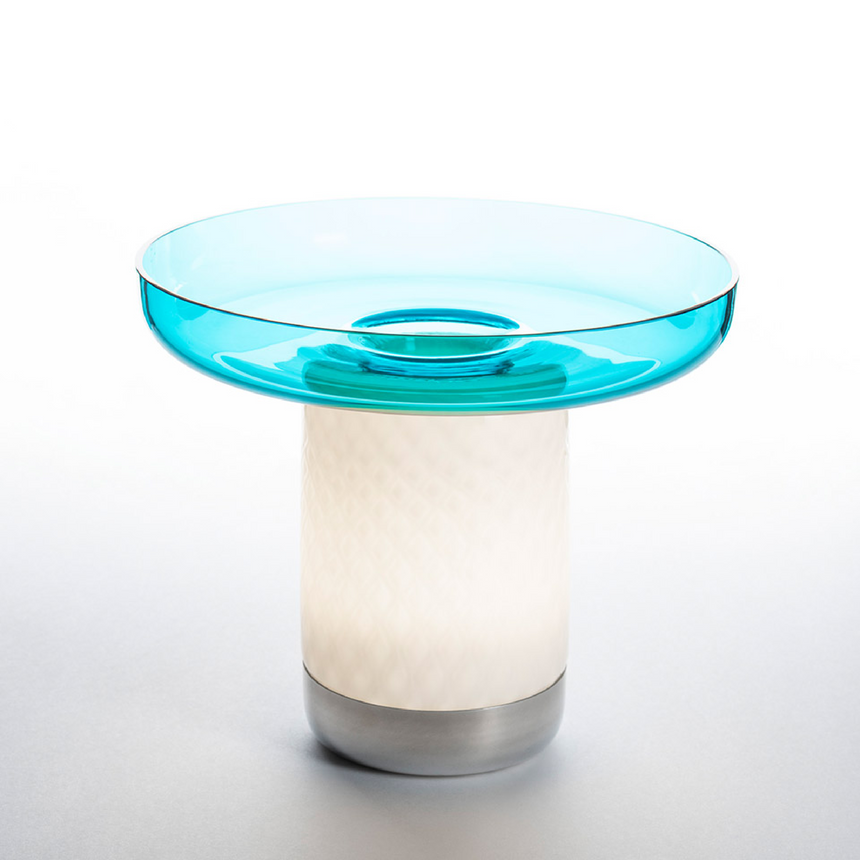 Venetian Glass Plate Table Lamp | Artemide Bonta | Italianfurniture.com