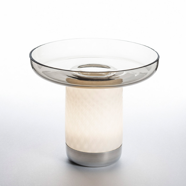 Venetian Glass Plate Table Lamp | Artemide Bonta | Italianfurniture.com