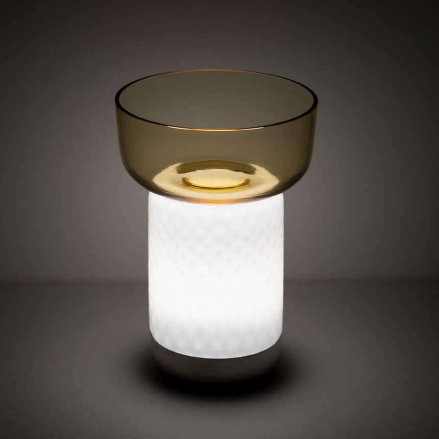 Venetian Glass Bowl Table Lamp | Artemide Bonta | Italianfurniture.com