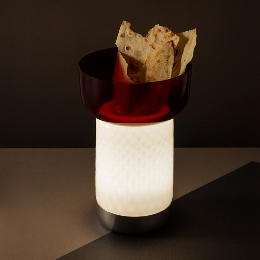 Venetian Glass Bowl Table Lamp | Artemide Bonta | Italianfurniture.com