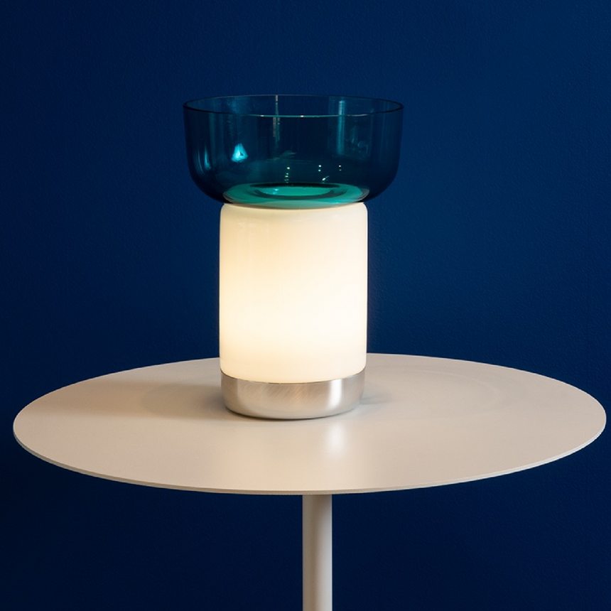 Venetian Glass Bowl Table Lamp | Artemide Bonta | Italianfurniture.com