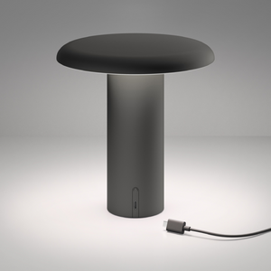 Flat-Top Portable Table Lamp | Artemide Takku | Italianfurniture.com