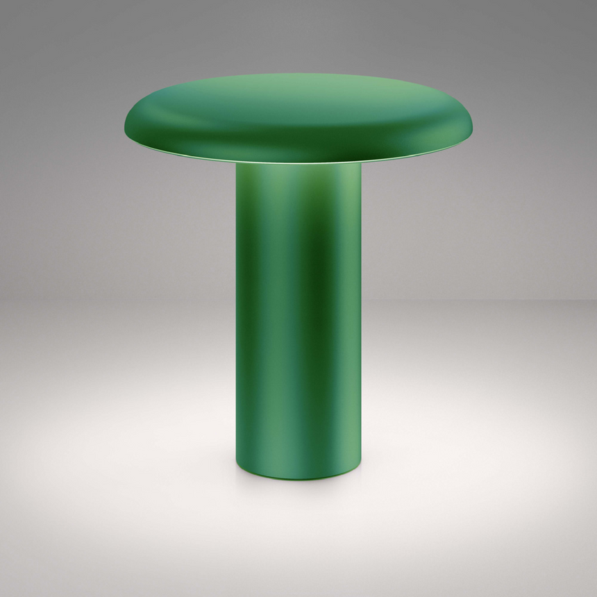Flat-Top Portable Table Lamp | Artemide Takku | Italianfurniture.com