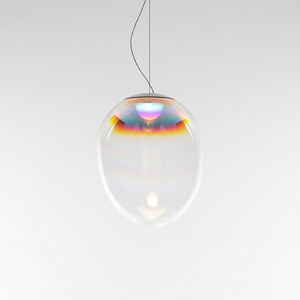 Droplet-Shaped Glass Pendant Lamp | Artemide Stellar Nebula | Italianfurniture.com