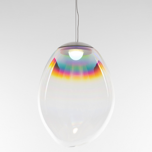 Droplet-Shaped Glass Pendant Lamp | Artemide Stellar Nebula | Italianfurniture.com