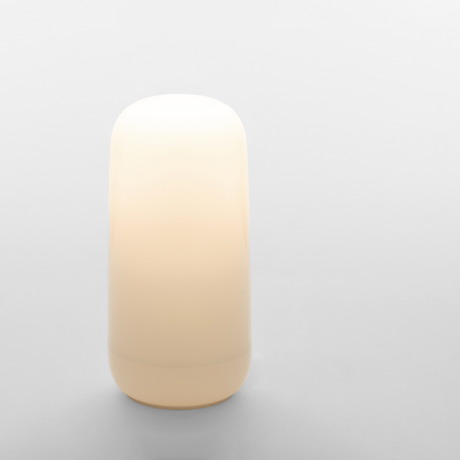 White Portable Table Lamp | Artemide Gople | Italianfurniture.com