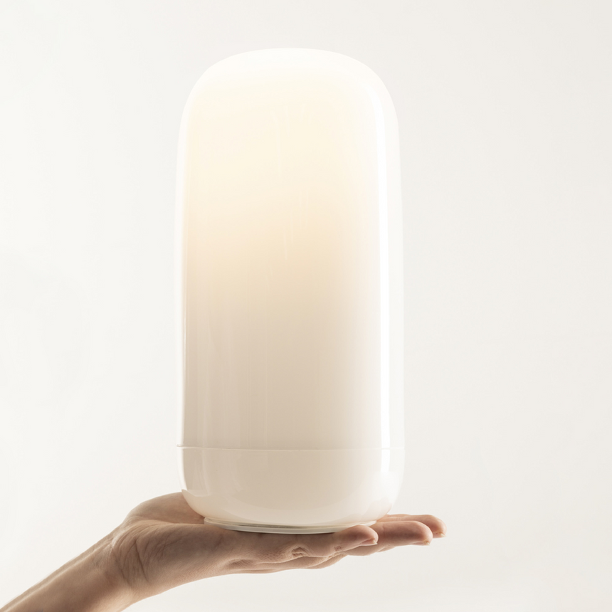White Portable Table Lamp | Artemide Gople | Italianfurniture.com