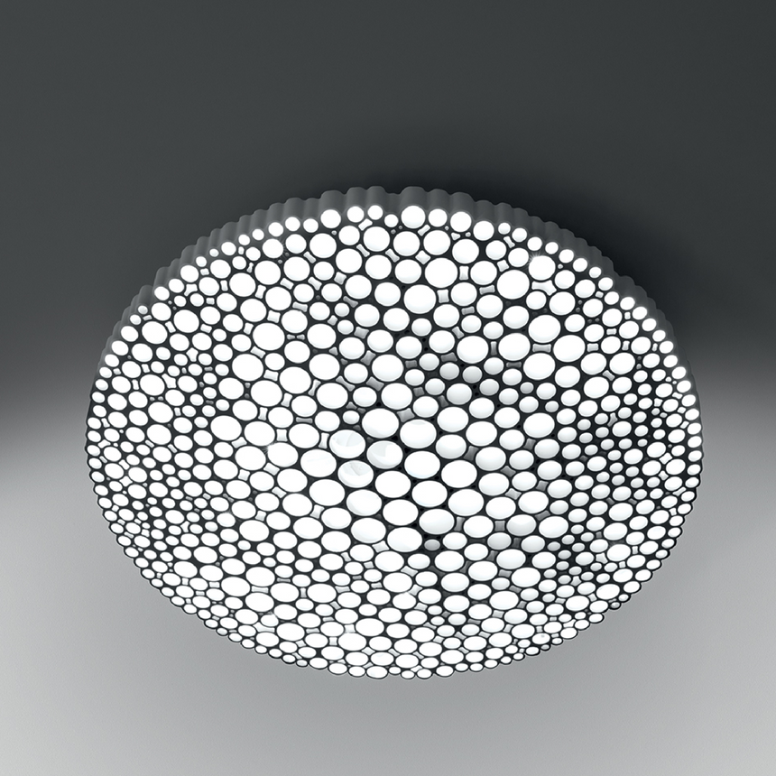 Honeycomb Round Ceiling Lamp | Artemide Calipso | Italianfurniture.com