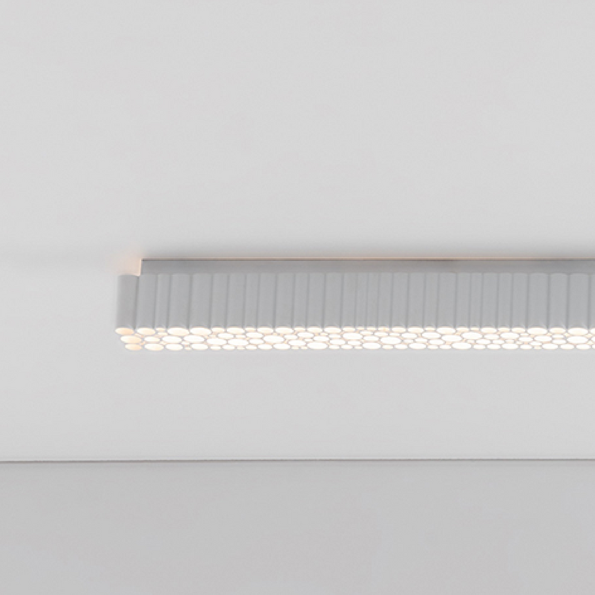 Honeycomb Linear Ceiling Lamp | Artemide Calipso | Italianfurniture.com