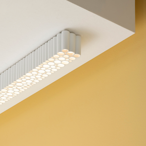 Honeycomb Linear Ceiling Lamp | Artemide Calipso | Italianfurniture.com