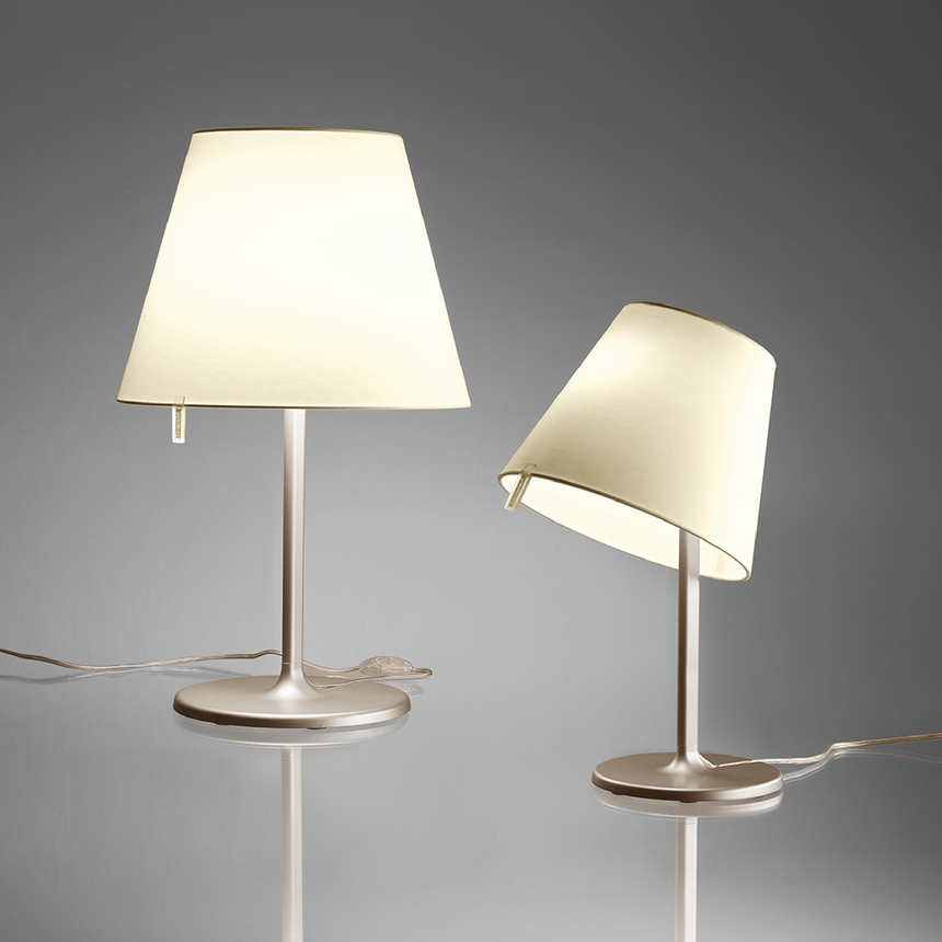 Silk Satin Table Lamp | Artemide Melampo | Italianfurniture.com