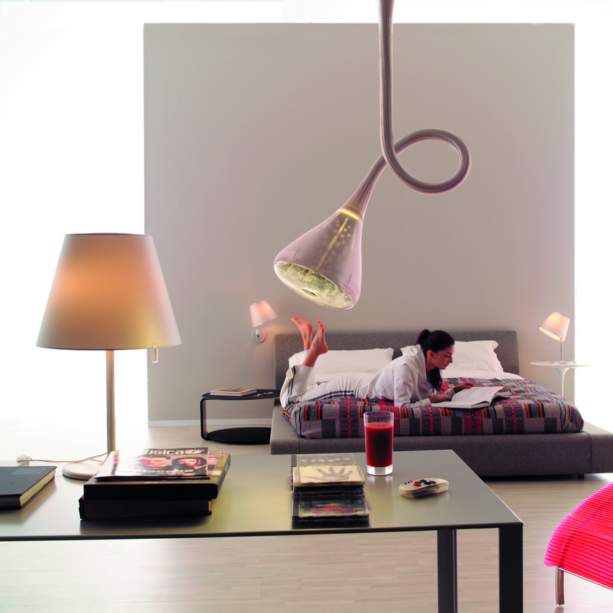 Silk Satin Table Lamp | Artemide Melampo | Italianfurniture.com