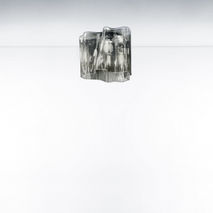 Organic-Shaped Glass Ceiling Lamp | Artemide Logico | ItalianFurniture.com