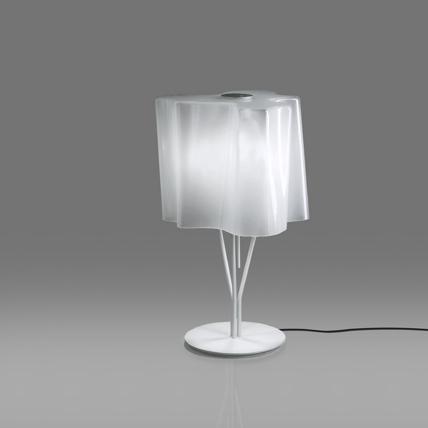 Organic-Shaped Glass Table Lamp | Artemide Logico | Italianfurniture.com