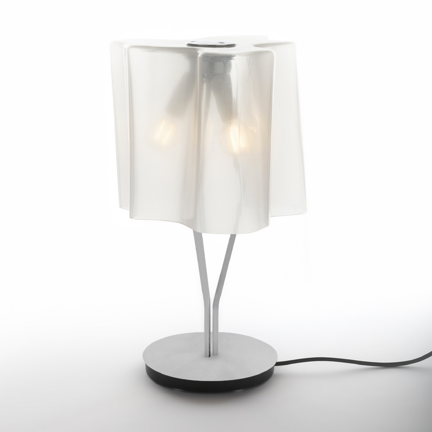 Organic-Shaped Glass Table Lamp | Artemide Logico | Italianfurniture.com