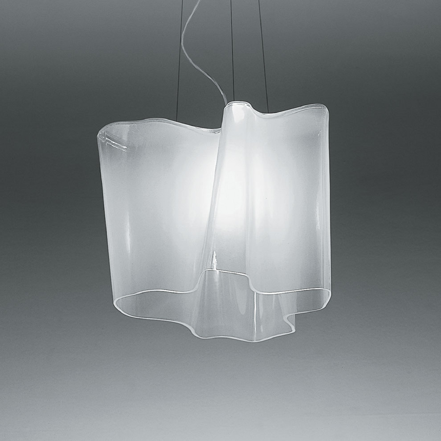 Organic-Shaped Glass Pendant Lamp | Artemide Logico | ItalianFurniture.com