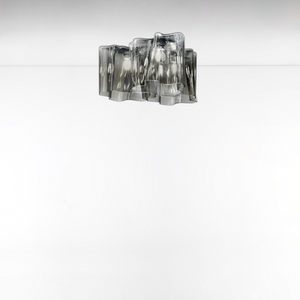 Organic-Shaped Glass Ceiling Lamp | Artemide Logico | ItalianFurniture.com