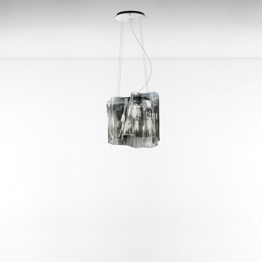Organic-Shaped Glass Pendant Lamp | Artemide Logico | ItalianFurniture.com